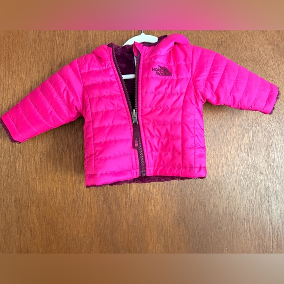 The North Face Fuchsia Puffer Jacket